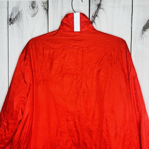 NBA GT-III Atlanta Hawks Full Zip Jacket Mens Sz XL Red Basketball Windbreaker - Picture 7 of 9